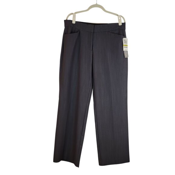 JM Collection Curvier Fit Magic Pant Trouser Women 14 Short Black Career NWT - Picture 1 of 11